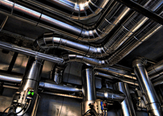 Insulated process pipework